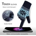 thumbnail image 3 of Winter Touch Screen Gloves H?TER Snow Flower Printing Keep Warm For Women And Men, 3 of 5