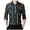 Green, variant on Men's Casual Slim Striped Lapel Long Sleeve Shirt Top for Everyday Fashion and Korean- Style