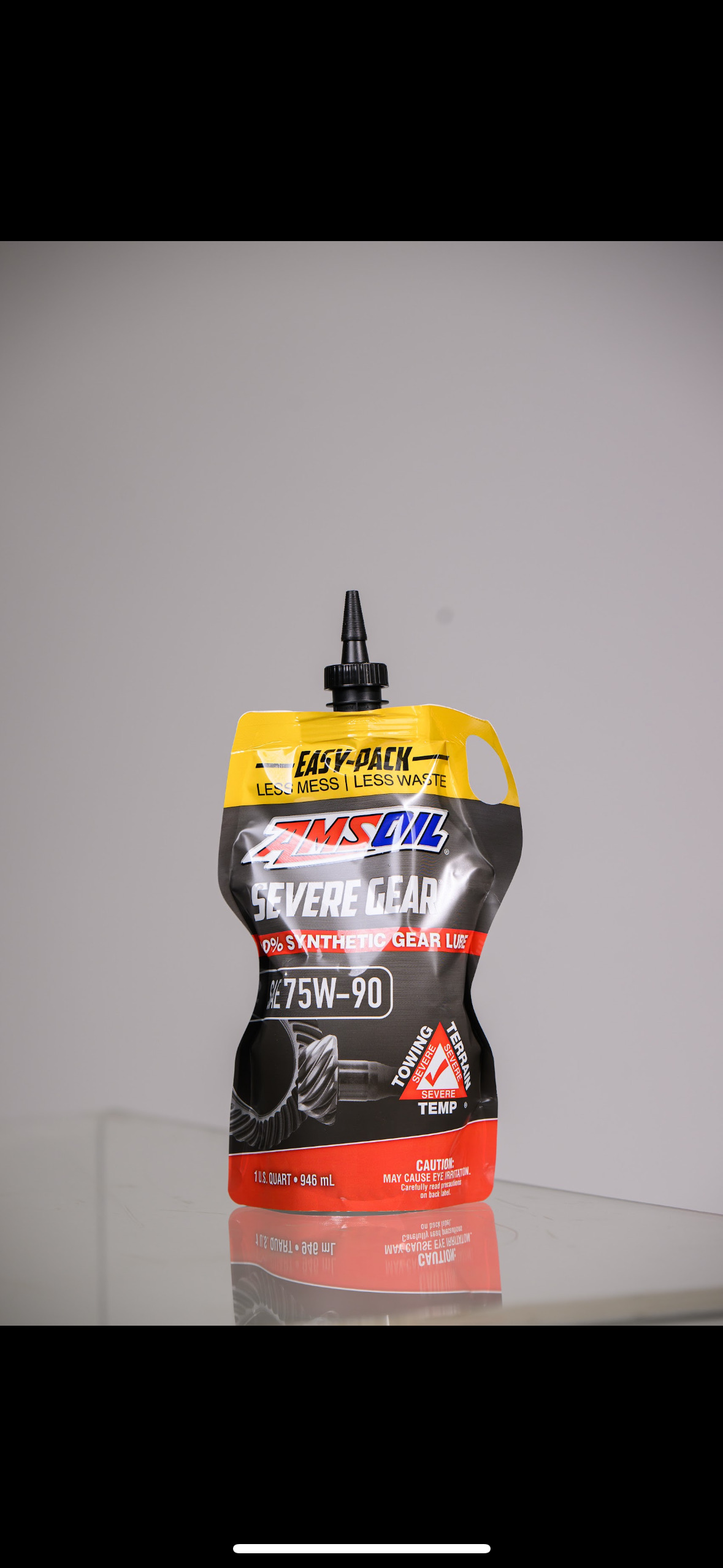 Amsoil Severe Gear 100% Synthetic Gear Lube 75W-90 - 1 US Quart
