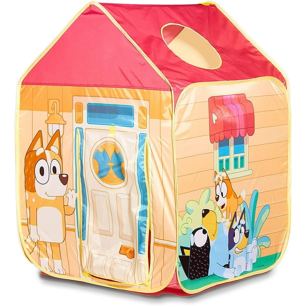 Tienda de juegos multicolor Bluey - Tienda de campaña desplegable para niños de 3 a 5 años