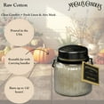 thumbnail image 2 of McCall’s Candles | Raw Cotton | 18 oz Scented Candle | Indulgence Collection | Double-Wick | Grooved Jar | Poured in USA | Crisp Clean Linen-Inspired Fragrance, 2 of 4