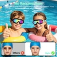 thumbnail image 6 of GPED Kids Swim Goggle,2 Pcak Adjustable Swimming Goggles,Anti-Fog No Leaking Swim Glasses for Children Age 4-14, 6 of 8