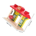 thumbnail image 2 of FONDOTIN Magnetic Tiles Railway Station Toy Multi 1Set Imaginative Play, 2 of 6