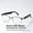 Silvery, variant on Smart Glasses w/Speakers - Touch/Voice Control, Anti-Blue Light, Open-Ear Music - USB Rechargeable, Color-Changing Lenses w/Case - Work/Running/Fishing Gift