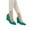 Army Green, variant on Hinvhai Womens Wedge Pumps Shoes Clearance,Fashion Classic Round Closed Toe Non Slip Low Block Chunky Heel Suede Dress Shoes Hot Pink 9.5(43)