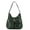 Olive, variant on Daphne Crocodile-Embossed Vegan Leather Shoulder Bag, Fashion Hobo Purse Handbag by Mia K - Olive