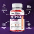 thumbnail image 5 of (1 Pack) Fast Ripped Keto ACV Gummies, Apple Cider Vinegar, Max Strength, 1 Month Supply, Made in USA, 5 of 8
