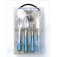 thumbnail image 2 of Better Home Cutlery 16 pcs Knife Fork Spoons set. -Blue Handle Cutlery Set, 2 of 2