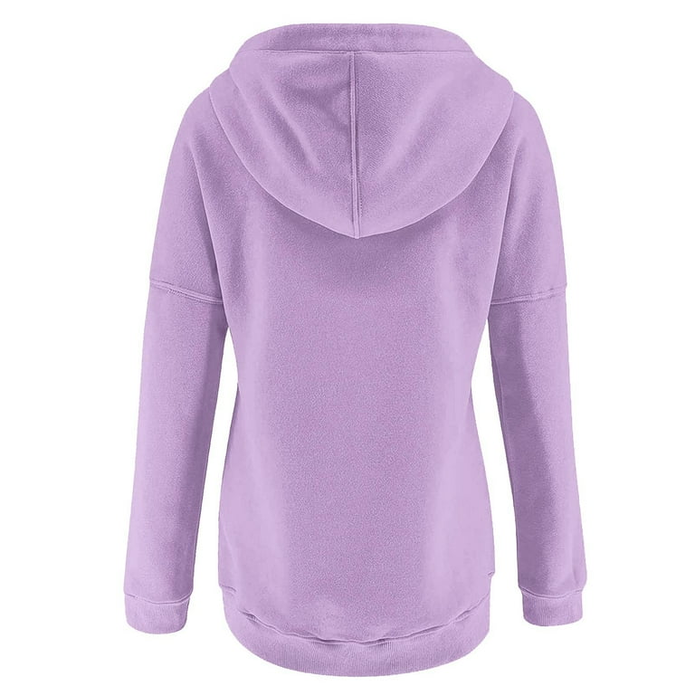  ZJHANHGKK cheap preppy stuff under 5 dollars,henley sweatshirts  for women purple button up shirt women crewneck hoodie women : Clothing,  Shoes & Jewelry