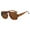Brown, variant on Classic Round Sunglasses For Women Men Shades Large Frame