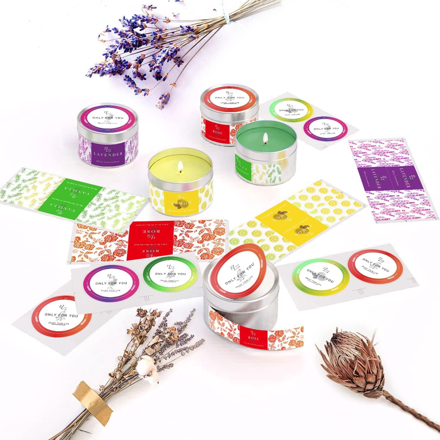 ETUOLIFE Candle Making Kit Creativity Soy Wax DIY for Adults Kids