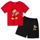 thumbnail image 5 of Conjunto de 2 piezas de camiseta y pantalones cortos de marca Disney de manga corta de verano para niños y niñas, conjuntos de moda para bebés de 2 a 12 años, 5 of 5
