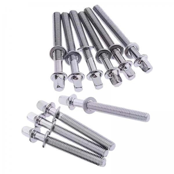 2 X 10 Tornillos Tensores De Tambor Resistentes Para Reparación De Caja De Tambor De 5 Mm X 40 Mm.