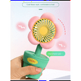 thumbnail image 2 of Portable USB Fan Charging Fan Handheld Mini Fan Portable Handheld Fan Cute Style for Birthday Gifts Pink, 2 of 9