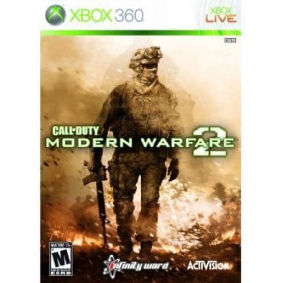 Restored Call of Duty Modern Warfare 2, Physical/Xbox 360, Fighting & Shooting, First Person Shooter, Video Game