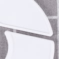 thumbnail image 2 of 10pcs plástico concéntrico redondo suspensión de ropa tamaño hebillas de separación para el tamaño de ropa y accesorios de bricolaje (blanco), 2 of 5