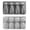 Gray, variant on WOHAPY Upgrade Cute Ice Shaped Silicone Ice Trays, Food Grade Ice Mold, Reusable Ice Tray with Lid for Drinks Gray