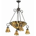 thumbnail image 2 of Meyda Tiffany 156009 Delta Jadestone 5 Light 30" Wide Chandelier, 2 of 6