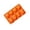 Orange, variant on 8 Cavity Scary Brain Skull Mold Halloween Chocolate Tray Theme Dessert Pan Party Tool For Festive Holiday Party Treats Baking Supplies , Orange