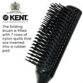 thumbnail image 3 of Kent AS Anti Static Hair Brush Travel Brush Small Hair Brush for Smoothing, Straightening, and Curling Medium or Long Hair. Mini Hairbrush Anti Static for Hair Frizz Free Brush Made in England, 3 of 12