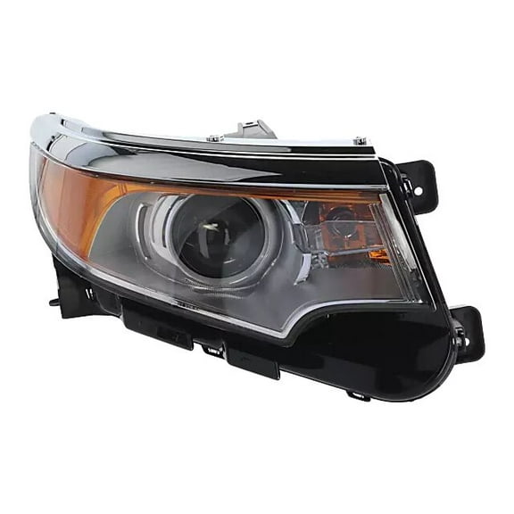 Right Headlight - Compatible with 2011 - 2014 Ford Edge Sport Utility 2012 2013