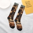thumbnail image 5 of Salouo Western Skeleton Cowboy Horse Print Women's Men's Ankle Socks 1-pack Casual Athletic Socks for Unisex Adult Moisture-Wicking Socks for Daily Wear/Running/Sport, 5 of 8