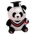 thumbnail image 2 of Graduation Season Plush Toy - 9.05 in Doctor Panda Stuffed Animal with Black Wheat Ear Design - for Graduation Gifts, School Celebrations, Home Decor,B, 2 of 6