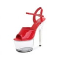 thumbnail image 5 of 181 Series 16.5cm Heel 7cm Platform Summer Shoes High Heel Transparent Stripper Heels Wedding Shoes Clear Heels LFD, 5 of 7
