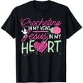 thumbnail image 2 of 100% Cotton Crocheting Jesus Faith Christian Crocheting In My Veins T-Shirt, 2 of 5