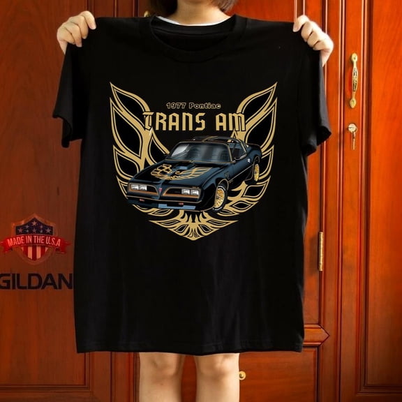 Vintage American Muscle Car Pontiac Trans Am Retro Design Fan Graphic Tee,for unisex up to 5XL