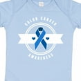 thumbnail image 4 of Inktastic Colon Cancer Awareness Month with Dark Blue Ribbon and Banner Boys or Girls Baby Bodysuit, 4 of 5