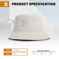 thumbnail image 2 of Sombrero de pescador Timberland de sarga de algodón blanco para hombre L/XL, 2 of 3
