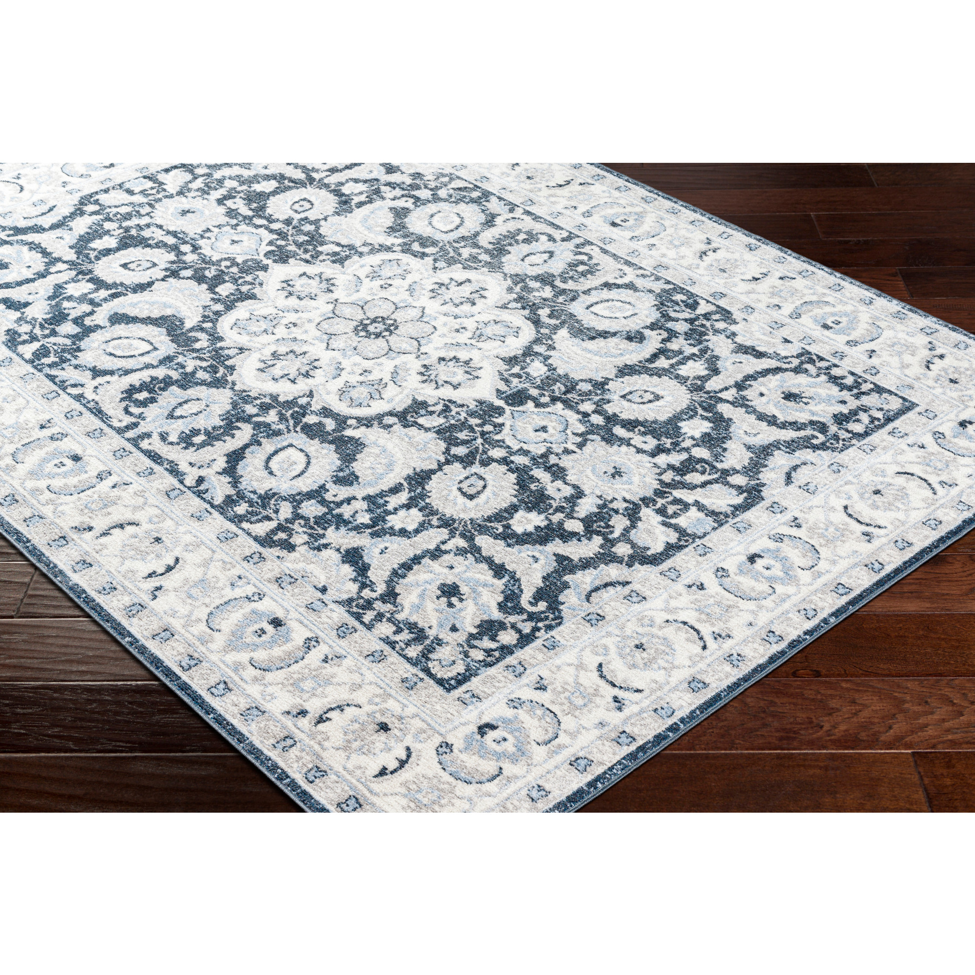 Artistic Weavers  Blue 6'7" x 9'  Rectangle Area Rug