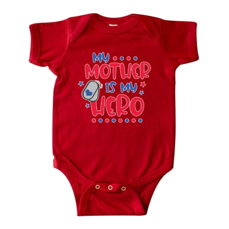 

Inktastic Memorial Day My Mother is My Hero Gift Baby Boy or Baby Girl Bodysuit