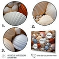thumbnail image 3 of Designart "Beach Photo Seashell Euphony III" Nautical & Beach Floater Framed Canvas Print, 3 of 7