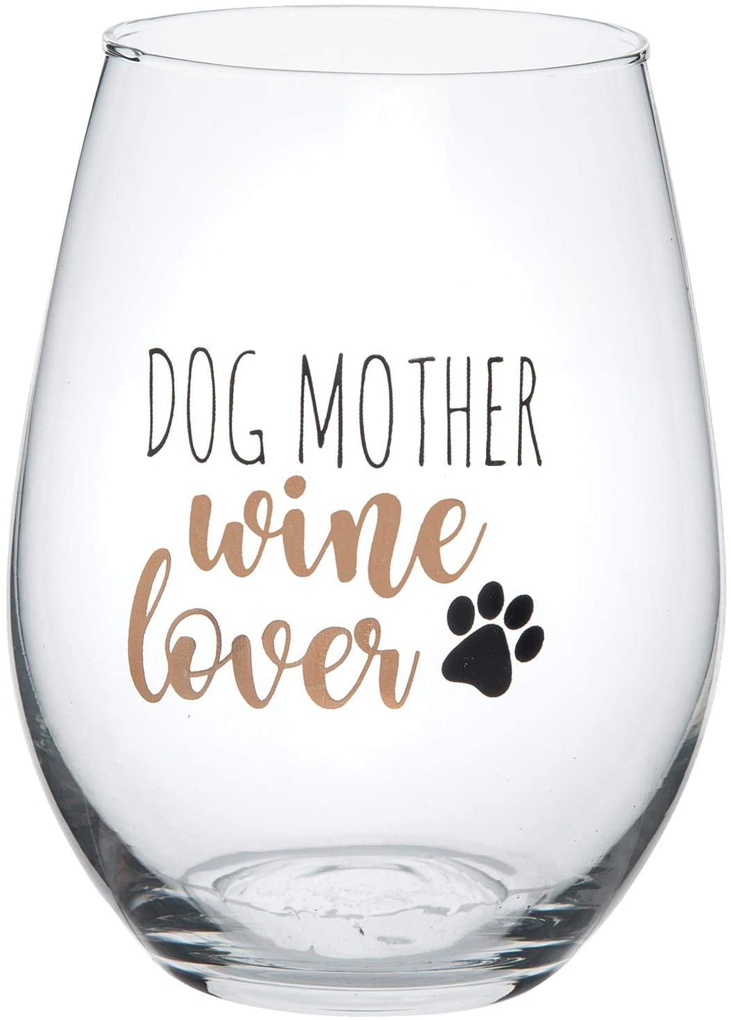 Stemless Wine Glass I Just Want To Be A Stay At Home Dog Mom Funny Stemmed 