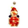 thumbnail image 1 of Christmas Window Decor Lights, Sucker Window Hanging Light String Christmas Party Decor Gift (Style B), 1 of 6