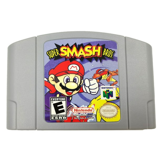Bsvklp Tarjeta Versión La Serie La Versión Estadounidense para N64 (Super Smash Bros)