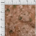 thumbnail image 2 of oneOone Georgette Viscose Brown Fabric Abstract Floral Sewing Material Print Fabric By The Yard 42 Inch Wide-1ra, 2 of 5