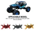 thumbnail image 4 of Baohd Upgrade Front Axle Housing For 1/10 ZP1003 Crawler RC Car Accessories Silver, 4 of 6