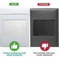 thumbnail image 3 of 30 Pieces Padded Envelopes, Bubble Mailers, Black 13*18Cm, 3 of 5