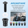 thumbnail image 3 of M5 Motorcycle Windshield Bolts Screws, 10 Pcs  Aluminum Alloy Screw with Wrench Windscreen Fairing Fasteners Screws Bolts Nuts for Motorcycle Fairing, Black, 3 of 5