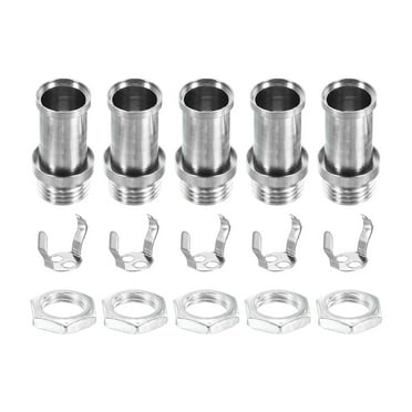 Uxcell 11.5x22mm M10 Thread LED Bases Fastener Holder G4 Lamp Hardware Fixtures 5 Pack