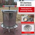 thumbnail image 6 of PWTOOL Honey Extractor Manual | Honey Press Beekeeping Extractor | Household Manual Beeswax Extractor, Stainless Steel Bee Extraction Equipment, Beekeeping Machine, 6 of 10
