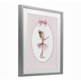 thumbnail image 2 of Stupell Industries Shabby Chic Blush Pink Ballerina Gray Framed Print Under Glass, 17 x 21, by Christine Simpson Art, 2 of 8