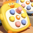 thumbnail image 3 of Interactive Educational Stress Relief Finger Whack Toy for Kids with Cartoon Duck Console, Quick Speed Push Game, 3 of 7