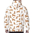 thumbnail image 7 of Lsque Labrador Retriever Dog Pattern Casual Men's Hoodie,Hooded Sweatshirt with Kangaroo Pocket,Pullover Hoodie-3X-Large, 7 of 7