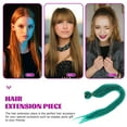 thumbnail image 3 of Raindrops Green Braiding Hair Extensions Soft Tangling Free Synthetic Hair for Braids, 3 of 5