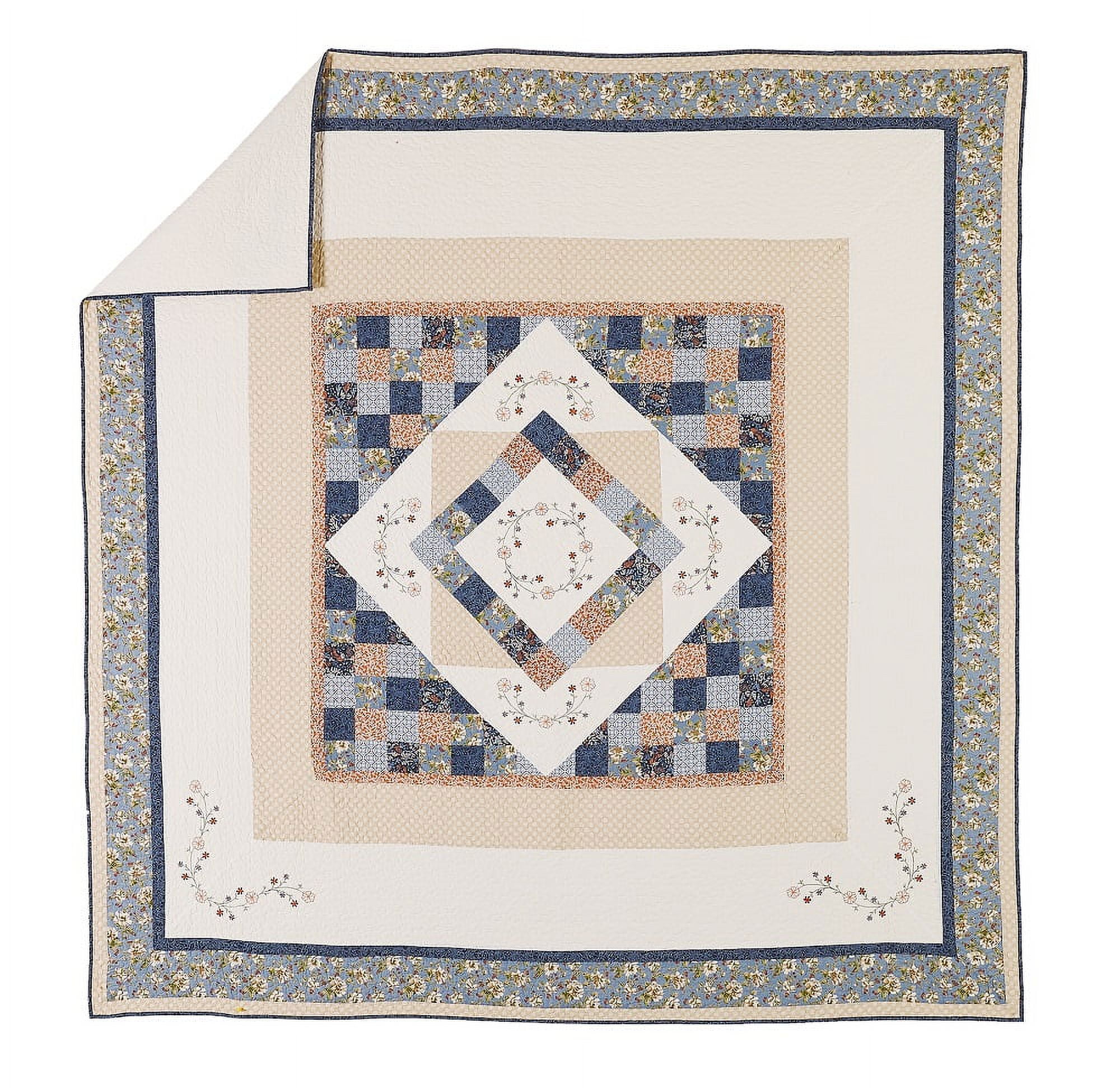 Better Homes & Gardens Beige Americana Cotton Quilt Full/Queen