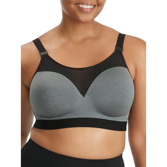 Body Up Womens Ready Steady Medium Impact Wire-Free Sports Bra Style-SB20257